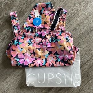 Cupshe Floral One Piece Bathing Suit